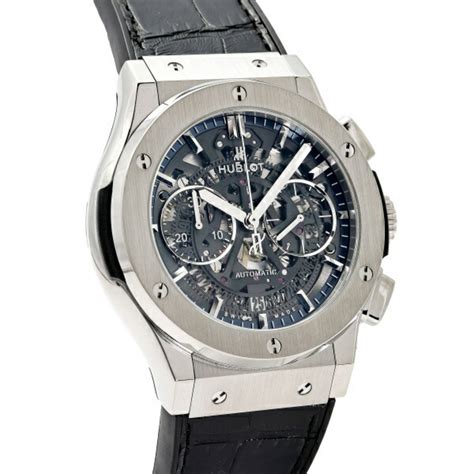 hublot classic fusion aero chronograph titanium 525.nx.0170.lr|525.NX.0170.LR Hublot Classic Fusion Aerofusion Titanium Watch.